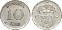 Schweden 10 &Ouml;re 1937 G Gustav V. ss+ 3,50 EUR  + 10,00 EUR frais d'envoi