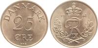 D&auml;nemark 25 &Oslash;re 1948 N Friedrich IX., Prachtexemplar, das beste Jahr! st... 55,00 EUR  + 15,00 EUR frais d'envoi