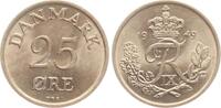 D&auml;nemark 25 &Oslash;re 1949 N Friedrich IX., 1947-1972 stgl 15,00 EUR  + 10,00 EUR frais d'envoi