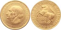 Westfalen 10000 Mark 1923 Freiherr vom Stein, mit Vergoldung vz-stgl 38,00 EUR  + 15,00 EUR frais d'envoi