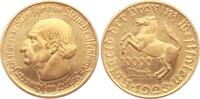 Westfalen 10000 Mark 1923 Freiherr vom Stein, mit Vergoldung stgl 40,00 EUR  + 15,00 EUR frais d'envoi