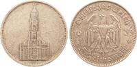 Deutschland, III. Reich 5 Mark 1935 F Garnisonskirche ohne Datum ss 32,00 EUR  + 15,00 EUR frais d'envoi