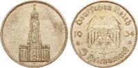 Deutschland, III. Reich 5 Mark 1934 A Garnisonskirche ohne Datum ss 30,00 EUR  + 15,00 EUR frais d'envoi