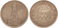 Deutschland, III. Reich 5 Mark 1934 A Garnisonskirche ohne Datum ss 30,00 EUR  + 15,00 EUR frais d'envoi