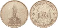 Deutschland, III. Reich 5 Mark 1935 E Garnisonskirche ohne Datum ss 34,00 EUR  + 15,00 EUR frais d'envoi