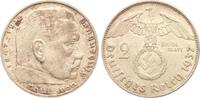 Deutschland, III. Reich 2 Mark 1937 E Paul von Hindenburg fvz/vz 14,00 EUR  + 10,00 EUR frais d'envoi