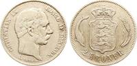 D&auml;nemark 2 Kroner 1875 Christian IX. s/fss 26,00 EUR  + 15,00 EUR frais d'envoi
