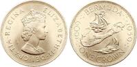 Bermuda 1 Crown 1959 Elisabeth II., 1952-2022 auf 350 Jahre brit. Koloni... 58,00 EUR  + 15,00 EUR frais d'envoi