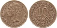 D&auml;nemark 10 &Oslash;re 1912 Frederik VIII ss-vz 10,00 EUR  + 10,00 EUR frais d'envoi