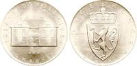 Norwegen 10 Kroner Olav V., 1957-1991, 150 Jahre Grundgesetz -
