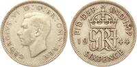 Gro&szlig;britannien Sixpence 1944 Georg VI., 1936-1952 fss/ss 5,50 EUR  + 10,00 EUR frais d'envoi