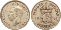 Gro&szlig;britannien Sixpence 1941 Georg VI., 1936-1952 ss 6,00 EUR  + 10,00 EUR frais d'envoi