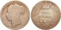 Gro&szlig;britannien One Shilling 1865 Victoria, 1837-1901, Variante mit Stemp... 45,00 EUR  + 15,00 EUR frais d'envoi