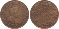 Kanada 1 Cent 1909 Edvard VII. ss-vz 6,00 EUR  + 10,00 EUR frais d'envoi