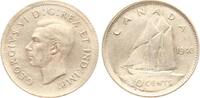 Kanada 10 Cent 1940 Georg VI., 1837-1951 vz 8,00 EUR  + 10,00 EUR frais d'envoi