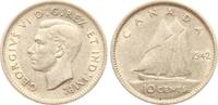 Kanada 10 Cent 1942 Georg VI., 1837-1951 fvz 8,00 EUR  + 10,00 EUR frais d'envoi