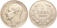 Bulgarien 5 Lewa 1894 Ferdinand I. 1887-1908 als Zar ss+ 122,00 EUR  + 15,00 EUR frais d'envoi