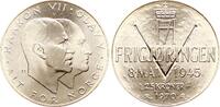Norwegen 25 Kroner 1970 Olav V., 1957-1991 stgl 55,00 EUR  + 15,00 EUR frais d'envoi