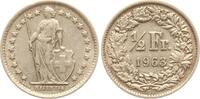 Schweiz 1/2 Franken 1963 B fvz 7,00 EUR  + 10,00 EUR frais d'envoi