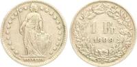 Schweiz 1 Franken 1909 ss 13,50 EUR  + 10,00 EUR frais d'envoi