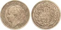 Niederlande 10 Cent 1928 Wilhelmina fss/ss 4,00 EUR  + 10,00 EUR frais d'envoi