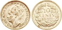 Niederlande 10 Cent 1937 Wilhelmina ss 4,50 EUR  + 10,00 EUR frais d'envoi
