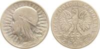 Polen 2 Zlote 1934 2. Republik, Kopf der K&ouml;nigin Jadwiga n. links ss 14,00 EUR  + 10,00 EUR frais d'envoi