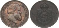 Brasilien 20 Reis Pedro II. -
