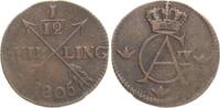 Schweden 1/12 Skilling Gustav IV. Adolf -