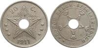 Belgisch-Kongo 20 Centimes Albert I. -