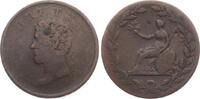 Großbritannien Token auf Brutus, sitzende Britannia -