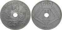 Belgien 25 Centimes Leopold III., 1934-1951 -