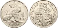 Belgien 1 Franc Leopold II. (1934-1951) -