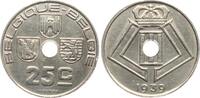 Belgien 25 Centimes Leopold III., 1934-1951 -