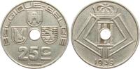 Belgien 25 Centimes Leopold III., 1934-1951 -
