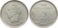 Belgien 5 Francs Leopold III., 1934-1951 -