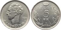 Belgien 5 Francs Leopold III., 1934-1951 -