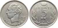 Belgien 5 Francs Leopold III., 1934-1951 -