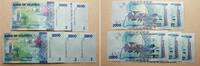 Shillings 2024 Uganda Lot von 5 Kassenfrischen Banknoten zu 2000 Shillings 0 / unz.