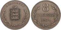 Guernsey 8 Doubles Georg V. -
