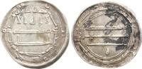 Abbasiden Dirham Madinat al-Salam Al-Rasud (786-809 n. Chr.) TTB+
