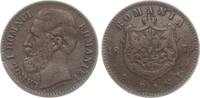 Rumänien 2 Bani 1879 Carol I. TTB