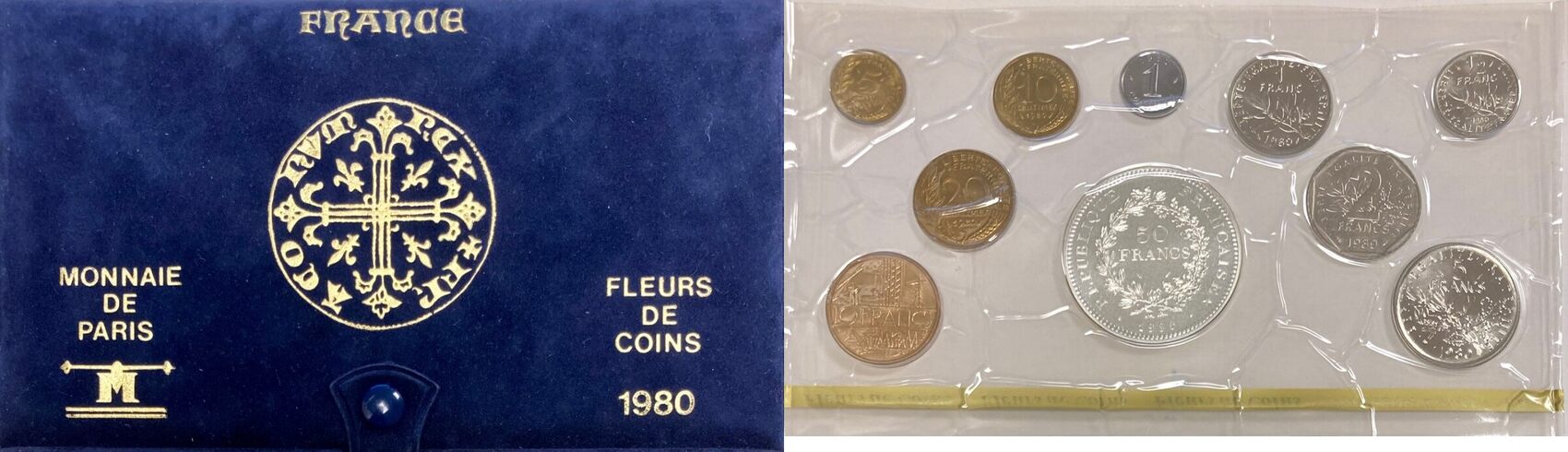France coffret FDC 1982, Tranche A
