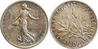  1 Franc 1909 1 Franc Semeuse ss+ 10,00 EUR  + 7,90 EUR frais d'envoi