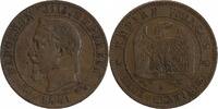 2 Centimes 2 Centimes Napoléon III Tête Laurée Variété Pointe du Buste Alignée -