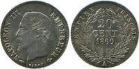 20 Centimes 20 Centimes Napoléon III Tête Nue Second Empire -
