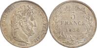 France 5 Francs 5 Francs Louis-Philippe Ier Tête Laurée Tranche En Relief -
