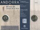 Andorre 2 Euros 2 Euros Andorre 2019 - Conseil de la Terre -