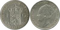 Pays - Bas Argent 1 Florin 1 Florin Wilhelmine Tête âgée - Pays-Bas Argent -