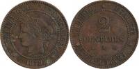  2 Centimes 1879 2 Centimes Cérès Troisième République s+ 7,00 EUR  + 7,90 EUR frais d'envoi